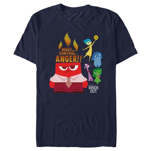 Men s Inside Out Must Control Anger T shirt Target