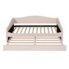 Twin Size Upholstered Daybed with Light and Trundle - 3 of 4
