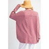 Women's Heart Patch Mineral Washed Knit Top-Plus - Easel - 3 of 4