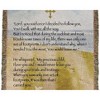 Manual Woodworks and Weavers Faith Throw Blanket – Footprints Walk with Me Poem, Coastal Tapestry, 50x60 in - 3 of 3