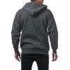 Pro Club Heavyweight Full Zip Fleece Hoodie Sweater with Front Pockets - 2 of 4