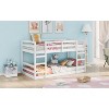 Sapphtopaz Modern Bunk Bed for Teens/Adults, Simple Bed Frame with Double Stairs & Guardrails for Bedroom, Kids Room - 4 of 4