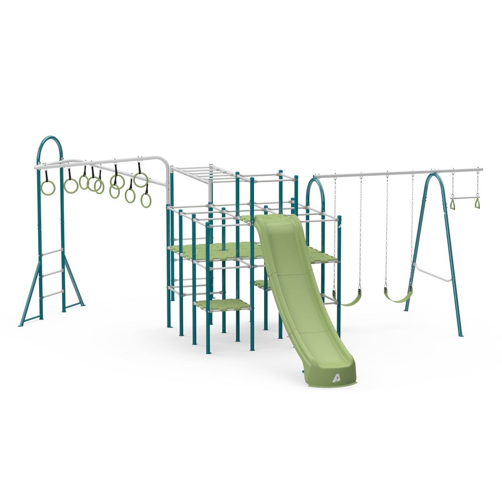 Skywalker Trampolines ActivPlay Base Camp Playground and Monkey Bars Jungle Line