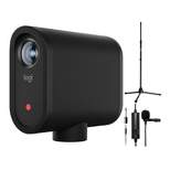 Logitech Mevo Start 1080p Live Streaming Camera Bundle with Microphone Stand