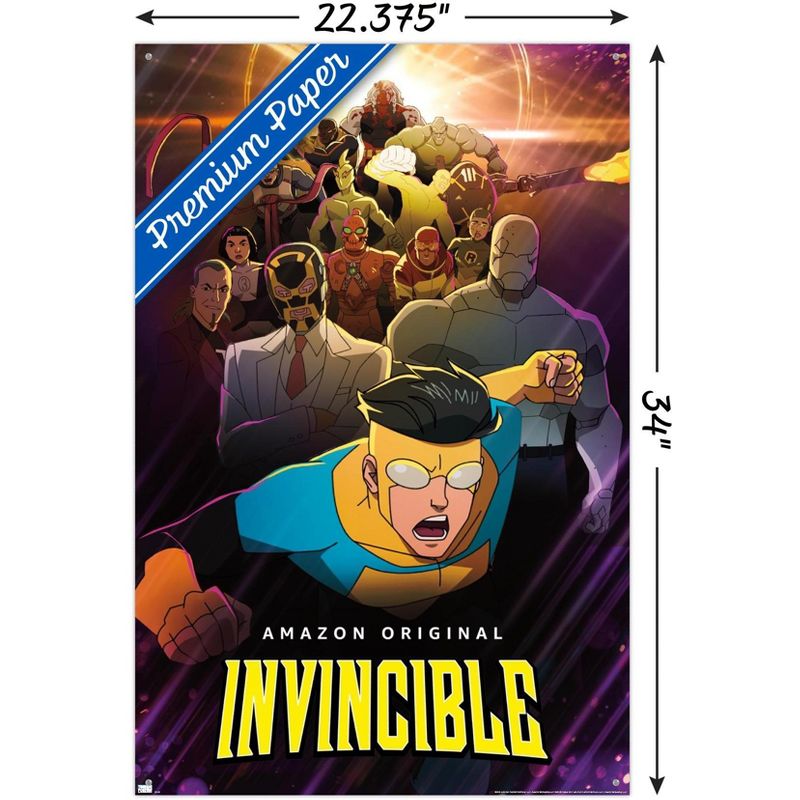 Trends International Invincible - Purple One Sheet Unframed Wall Poster Prints, 3 of 7