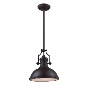Elk Home Chadwick 1 - Light Pendant in  Oiled Bronze - 1 of 1