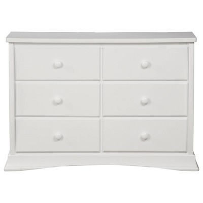 Image of Delta Children Bentley 6 Drawer Dresser with Interlocking Drawers - White