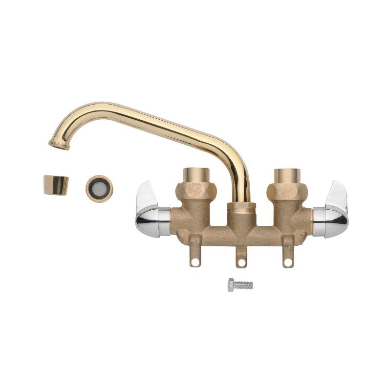 Homewerks Brass Two-Handle Bathroom Sink Faucet 3-3/8 in., 2 of 3