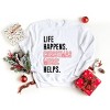 Christmas Music Helps - Women's Graphic Sweatshirt - 2 of 4