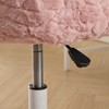 ORRD Violet Faux Fur Office & Vanity Chair – Adjustable Swivel Metal Base - 4 of 4