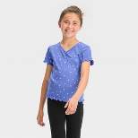 Girls' Short Sleeve Cinch Shirt - art class™