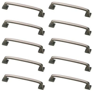 Franklin Brass 10pk 4" Lombard Pull Heirloom Silver