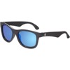 Babiators Children's Navigator Polarized UV Sunglasses Bendable Flexible Durable Shatterproof Baby Safe - Jet Black with Cobalt Mirror lens     0-2 - 2 of 4