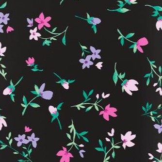 black multi tulip flowers