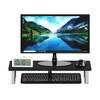 Furinno Modern Monitor Stand Laptop Riser Desktop Organizer Computer Stand Shelf,Americano - 2 of 4