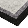 SEVOBAL Bathroom Rugs Bath Mat Rug Home Decor Carpet Shower Mat Non-Skid for Bathtub Side Floor Shower Room Bathroom, Black, 20"*30"*0.5" - 4 of 4