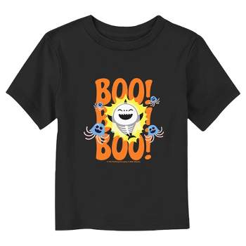 Toddler's Baby Shark Halloween Boo Skeleton T-Shirt