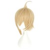 Unique Bargains Women's Costume Wigs with Wig Cap 12" Yellow - 2 of 4