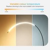 Whizmax LED Arc Floor Lamp for Living Room,70.8" Tall Modern Standing Lamp, 3 Color Temperature & Stepless Dimmable Brightness for Bedroom Office Home - 4 of 4