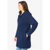 Woman Within Hoodie Shaker Cardigan - 4 of 4