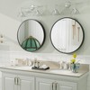 Apmir  Round High Quality Aluminum Alloy Framed French Cleat Mounted Wall Decor Bathroom Vanity Mirror - 2 of 4