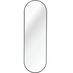 NicBex Classic Full Length Mirror, 63"x20", Pill Shaped Wall Mounted Full Body Mirrors for Bedroom Living Room Entryway - 1 of 4