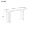 LOVMOR Modern Entryway Console Table, Rectangular Sofa Table for Entrance, Hallway, Living Room, Foyer, Corridor - 3 of 4