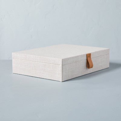 Buy Habitat Fabric Storage Box - Beige, Decorative storage boxes