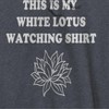 Rerun Island Men's Lotus Watching Shirt Luxury Paradise Drama Long Sleeve Graphic Cotton Sweatshirt Hoodie - 2 of 4