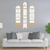 Big Dot of Happiness It's Twins - Hanging Vertical Paper Door Banners - Gold Twins Baby Shower Wall Decoration Kit - Indoor Door Decor - 2 of 4
