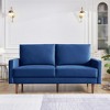 American Furniture Classics,69 Inch Wide Upholstered Two Cushion Sofa with Square Arms - 3 of 4