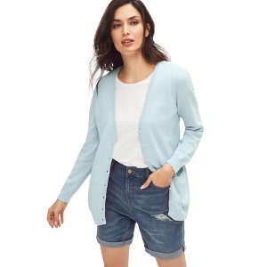 ellos Plus Size Everyday Cardigan - 1 of 4
