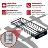 Yakima SkinnyWarrior Long and Narrow Heavy Duty Steel Cargo Basket Roof Rack with Universal Mounting Hardware for Yakima StreamLine Crossbars, Black - 2 of 4