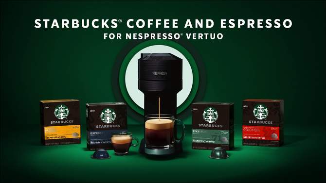 Starbucks by Nespresso&#160;Vertuo&#160;Line Pods Medium Roast Coffee Single-Origin Colombia - 8ct, 2 of 8, play video