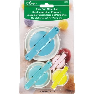 Clover Pom-Pom Maker Set-4/Pkg - 1 of 3