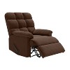 Microfiber Wall Hugger Side Lever Recliner - Prolounger - 4 of 4