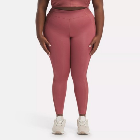 Reebok Yoga High-waisted Performance Rib Leggings (plus Size) 4x Short  Sedona Rose : Target