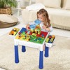 PICASSO-TILES 330 Piece Bricks Building Blocks, Magnetic Toys Activity Play Table Set - 2 of 4