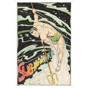 Trends International Marvel Comics - Sub-Mariner - Trident Framed Wall Poster Prints - 1 of 4