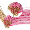 Unique Bargains Party Favor Wooden Handle Lace Ribbon Sticks Fairy Wands 25 Pcs - 4 of 4