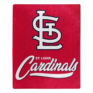 MLB St Louis Cardinals 50 x 60 Raschel Throw Blanket - 1 of 3
