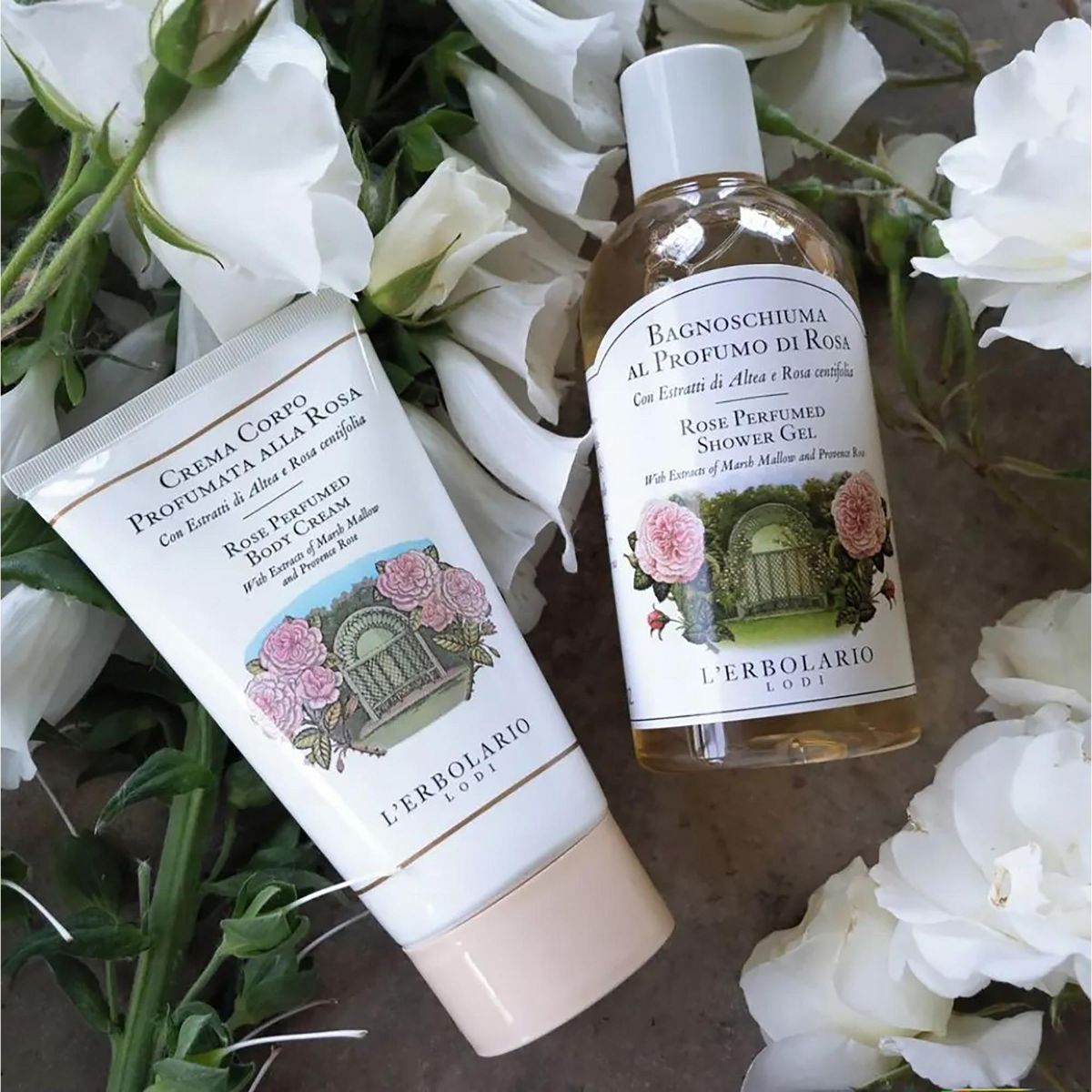 L'Erbolario Rose Perfumed Body Cream - Body Cream for Dry Skin - 5.07 oz - thumbnail 2