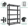 Kumasinova 5/6 Tier Metal Garage Shelving,2000/2400LBS Heavy Duty Storage Shelves,Adjustable Industrial Shelving Unit Storage Rack,Black - 4 of 4