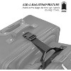 Travel Select Amsterdam Expandable Rolling Upright Luggage, Gray, Checked 25-Inch - 3 of 4
