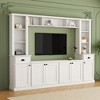 NicBex Minimalist Entertainment Wall Unit Set with Bridge TV Stand with Adjustable Shelves Media Console with Ample Storage for Living Room - 2 of 4