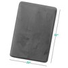 Hearth & Harbor Bathroom Rugs, Ultra Soft Velvet Memory Foam Bath Mats with PVC Backing - 3 of 4