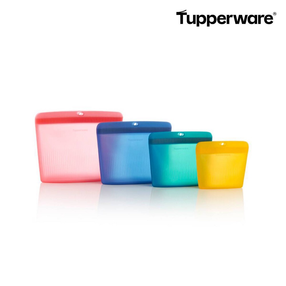 Photos - Food Container Tupperware 4pc Ultimate Silicone Bag Set 