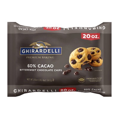 Ghirardelli 60% Cacao Bittersweet Chocolate Baking Chips - 20oz