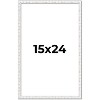 PosterPalooza | Textured White Picture Frame - UV Acrylic, Foam Board Backing, Hanging Hardware - 2 of 4