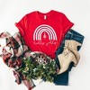 Simply Sage Market Women's Holly Jolly Rainbow Short Sleeve Graphic Tee - 3 of 4